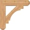 Ekena Millwork Merced Craftsman Smooth Bracket w/ Offset Brace, Western Red Cedar, 7 1/2"W x 30"D x 30"H BKT0806X30X30MRC04SWR - alternate 2